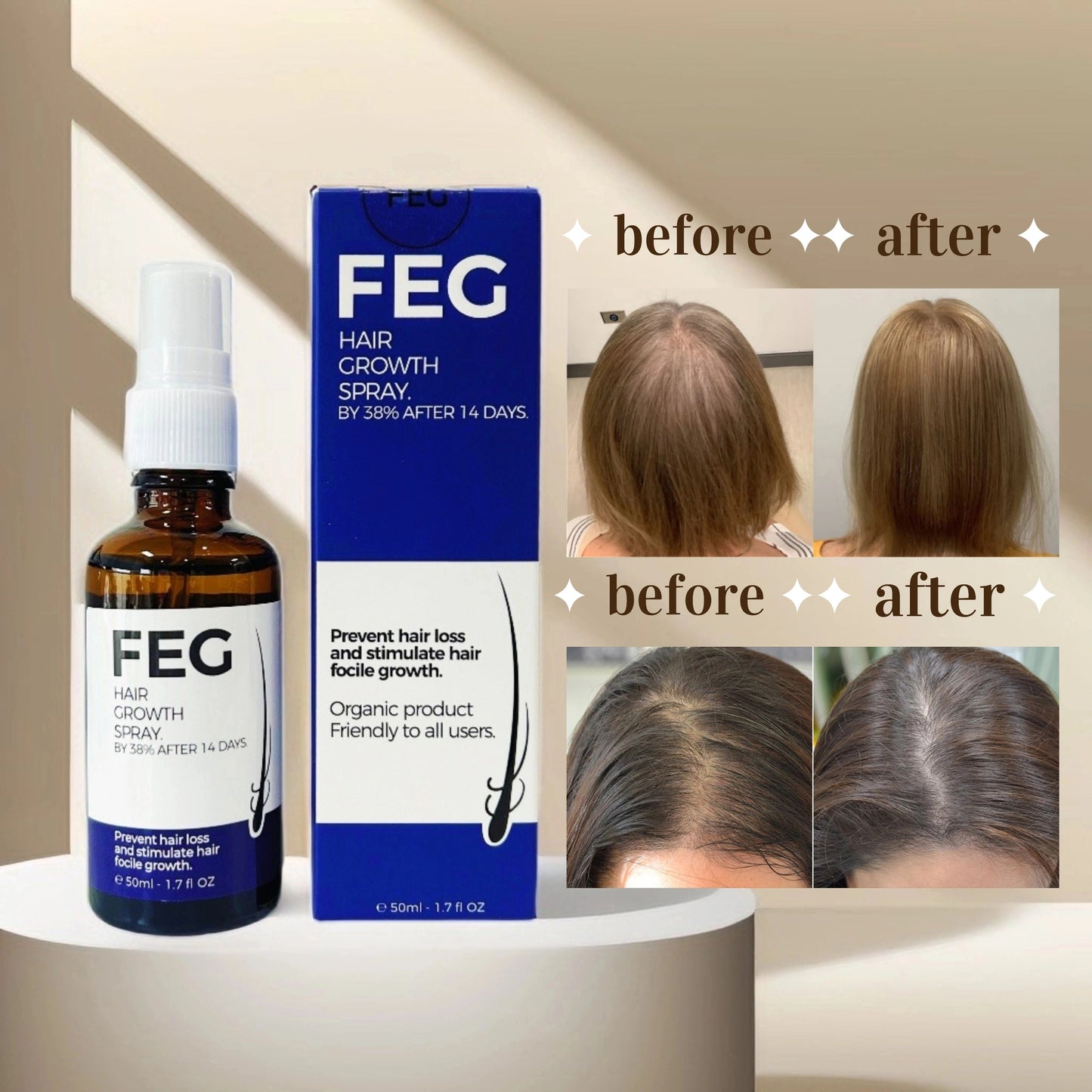FEG- Hair Growth Spray (Made In USA)
